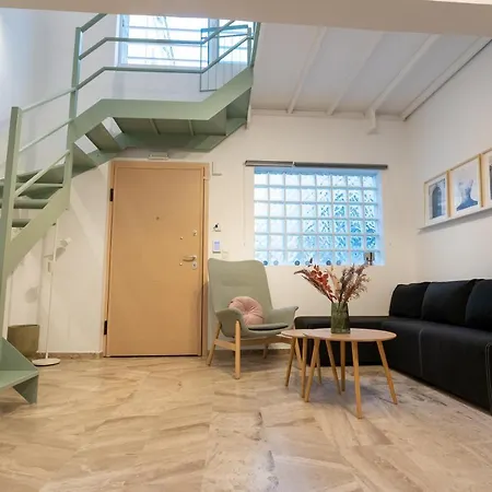 Sunlit Central Loft Apartment Kalamata